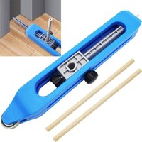 CCYKXA Präzises Konturmessgerät, Konturmessgerät, unregelmäßiger Duplizierer mit Schloss, für Boden-, Teppich- und Flieseninstallation (blau) von CCYKXA