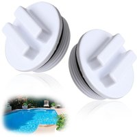 CCYKXA Set mit 2 Winter-Poolstopfen, 1,5-Zoll-Frostschutzstopfen für Rücklaufrohr und Skimmerventil, robuste Winterkappe zum Verschließen des Pools CCYKXA Set mit 2 Winter-Poolstopfen, 1,5-Zoll-Frostschutzstopfen für Rücklaufrohr und Skimmerventil, robuste Winterkappe zum Verschließen des Pools von CCYKXA