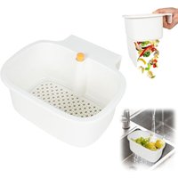 CCYKXA Spülbecken-Siebhalter, Hängender Küchenspülen-Sieb für Abfall, Aufbewahrung für Küchenspülenschwämme unter dem Schrank zur Aufbewahrung von CCYKXA Spülbecken-Siebhalter, Hängender Küchenspülen-Sieb für Abfall, Aufbewahrung für Küchenspülenschwämme unter dem Schrank zur Aufbewahrung von von CCYKXA