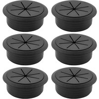 CCYKXA Stück Kabeldurchführungen aus Kunststoff, 60 mm schwarze Schreibtischdurchführung, Schreibtischkabeldurchführungen für Schreibtische, CCYKXA Stück Kabeldurchführungen aus Kunststoff, 60 mm schwarze Schreibtischdurchführung, Schreibtischkabeldurchführungen für Schreibtische, von CCYKXA