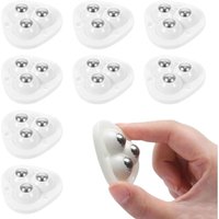 CCYKXA Stück Möbelrollen, Möbelräder, flache Möbelrollen, Minirollen für Mülleimer und alle Arten von kleinen Möbeln von CCYKXA