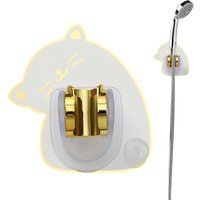 CCYKXA Transparente Wandhalterung für Duschkopf Duschkopfhalter Punch-freies Dusche Schlauch Halter mit Einstellbare Winkel für Handheld Dusche Kopf, CCYKXA Transparente Wandhalterung für Duschkopf Duschkopfhalter Punch-freies Dusche Schlauch Halter mit Einstellbare Winkel für Handheld Dusche Kopf, von CCYKXA
