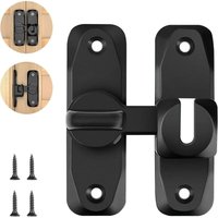 CCYKXA Türschloss, Schiebetürschloss, 90°-Schwenktürhakenriegel, Fensterverschluss, Diebstahlsicherung, Schnallenriegel, für Tür, Fenster (90/180 CCYKXA Türschloss, Schiebetürschloss, 90°-Schwenktürhakenriegel, Fensterverschluss, Diebstahlsicherung, Schnallenriegel, für Tür, Fenster (90/180 von CCYKXA