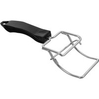 CCYKXA Verbrühungssichere Ofenzange aus Edelstahl, multifunktionales Ziehwerkzeug für Toaster und Luftfritteuse, verstärkte Sicherheit, Küchenzubehör von CCYKXA