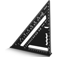 CCYKXA Zimmermannswinkel, hochpräzise Messwerkzeuge, Zimmermannswinkel, Aluminium-Multifunktionslineal, Anreißwerkzeuge für Zimmermann, Dachdecker, von CCYKXA