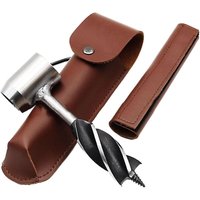 CCYKXA pcs Handbohrer-Set, Survival-Handbohrer mit Koffer, Handbohrer, manuelle Schraubenbohrmaschine für die Holzbearbeitung, zum Wandern, von CCYKXA