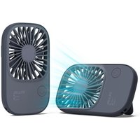 Ccykxa - 1 Stück blauer Mini-Handventilator, wiederaufladbar über usb, 3 Windgeschwindigkeiten, batteriebetriebener Ventilator für Mädchen, Kinder, von CCYKXA