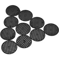 Ccykxa - 10 Stück Garten-Blumentopf-Lochgittermatte, Unterlage zum Eintopfen von Bonsai-Gittermatten (Durchmesser: 4,5 cm) von CCYKXA