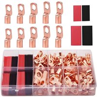 Ccykxa - 120 Stück Crimpklemmen 6/10/16/25 mm², 8 Größen M6 M8 Batterie-Crimpklemmen, elektrische Klemmen, Rohrklemmen, SC-Klemmen, Ccykxa - 120 Stück Crimpklemmen 6/10/16/25 mm², 8 Größen M6 M8 Batterie-Crimpklemmen, elektrische Klemmen, Rohrklemmen, SC-Klemmen, von CCYKXA