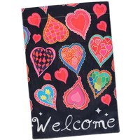 2-teilige Liebesflagge zum Valentinstag, Gartenflagge, Festivalflagge, Dekoration, kreative Flagge, Dekoration, Valentinstag, Gartenflagge, 2-teilige Liebesflagge zum Valentinstag, Gartenflagge, Festivalflagge, Dekoration, kreative Flagge, Dekoration, Valentinstag, Gartenflagge, von CCYKXA