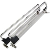 Ccykxa - 2 x Schiebegarderobe – Teleskopgarderobe – Ausziehbare Kleiderstange 250 mm – Schiebegarderobenstange für Kleiderschrank oder Ankleidezimmer von CCYKXA