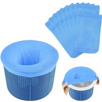 Ccykxa - 20 Stück Schwimmbad-Skimmer-Socken, Schwimmbad-Filtersocken, Schwimmbad-Skimmer-Filter, blaue Pool-Skimmer-Socken, ultrafeine von CCYKXA