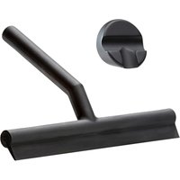 Ccykxa - 21 x 16 cm schwarzer Dänemark-Duschabzieher aus Silikon und Kunststoff von CCYKXA