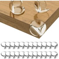 Ccykxa - 24-teiliger transparenter Tischeckenschutz, Sicherheitsmöbeleckenschutz, Babyschutz-Tischecke, ungiftig und geruchlos, weich und hoch Ccykxa - 24-teiliger transparenter Tischeckenschutz, Sicherheitsmöbeleckenschutz, Babyschutz-Tischecke, ungiftig und geruchlos, weich und hoch von CCYKXA