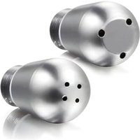 Ccykxa - 2er-Pack Dampfdüse für Sage Barista, Edelstahl-Dampfdüse der Kaffeemaschine, 3/4 Löcher, Zubehör kompatibel mit Sage/Breville Barista von CCYKXA
