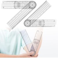 2er-Set, um 360° drehbares Goniometer-Winkellineal, transparent, langlebig, leicht zu tragen, geeignet für Zuhause und Studenten - Ccykxa 2er-Set, um 360° drehbares Goniometer-Winkellineal, transparent, langlebig, leicht zu tragen, geeignet für Zuhause und Studenten - Ccykxa von CCYKXA