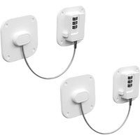 Ccykxa - 2er-Set Kühlschrankschloss mit Code, Kühlschrank-Vorhängeschloss für Kinder, selbstklebendes Kombinations-Kühlschrankschloss, Ccykxa - 2er-Set Kühlschrankschloss mit Code, Kühlschrank-Vorhängeschloss für Kinder, selbstklebendes Kombinations-Kühlschrankschloss, von CCYKXA