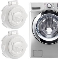 Ccykxa - 4 Stück Waschmaschinen-Tastenabdeckung, Sicherheitsschalter für Babys, die Druck vermeiden, Startknopf von CCYKXA