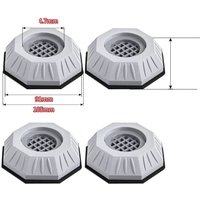 Ccykxa - 4-teilige Upgrade-Antivibrationspads, Antivibrationsmatte für Waschmaschinen, Fußpads für Waschmaschinen, Geräuschreduzierende von CCYKXA