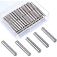 Ccykxa - 50 Stück 5 x 25 mm polierte Nickel-Edelstahl-Regalstützenstifte Ccykxa - 50 Stück 5 x 25 mm polierte Nickel-Edelstahl-Regalstützenstifte von CCYKXA