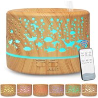 Ccykxa - 700 ml Diffusoren für ätherische Öle, elektrischer Ultraschall-Aromatherapie-Luftbefeuchter, 7 Farben LED-Licht, tolle Geschenke für von CCYKXA