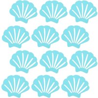 Ccykxa - Anti-Rutsch-Aufkleber in Muschelform, 7,7 x 9 cm, für Badezimmer, Badewanne, Pool, Boot, Boden, Treppe, 12 Stück von CCYKXA