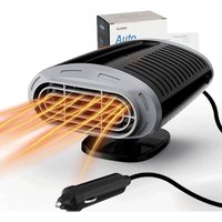 Ccykxa - Autoheizung, 12 v 150 w Auto-Heizlüfter, tragbarer 2-in-1-Heiz- und Kühlventilator, um 360 Grad drehbar, tragbar, schnelle Heizung von CCYKXA