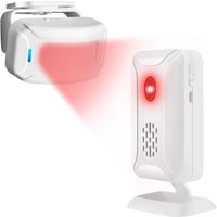 Ccykxa - Bewegungsmelder, Drahtlose Türklingel, Heimalarmsystem-Kit mit 1 Sensor und 1 Empfänger, Elektronisches Sensor-Begrüßungsgerät für von CCYKXA