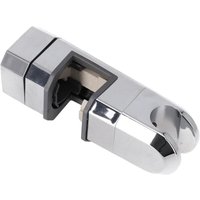 Ccykxa - Duschkopfhalter, universelle 15–30 mm, 360 Grad drehbare Chrom-Duschkopfhalterung, abnehmbare Gleitstange für Duschsystem (Silber) von CCYKXA