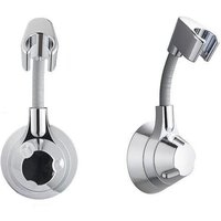 Ccykxa - Duschkopfhalter ohne Bohren, Duschkopfhalter, Wandmontierter Duschhalter, belastbar bis 5 kg, Brausehalter, für Duschkopf Handbrause Ccykxa - Duschkopfhalter ohne Bohren, Duschkopfhalter, Wandmontierter Duschhalter, belastbar bis 5 kg, Brausehalter, für Duschkopf Handbrause von CCYKXA
