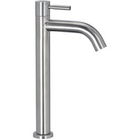 Ccykxa - Einhebel-Edelstahl-Kaltwasser-Wasserhahn, Badezimmer-Waschbecken-Wasserhahn von CCYKXA