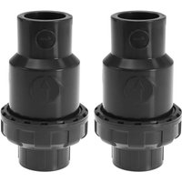 Graues 2er-Pack 32 mm inneres Rückschlagventil für PVC-Rohr-Rückschlagventil - Ccykxa von CCYKXA