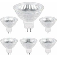 Ccykxa - Halogenlampe, 6 Stück, GU5,3, 35 w, 12 v, 400 lm, warmweiß, 2700 k, dimmbar, MR16-Halogen-Spot-Glühbirne von CCYKXA
