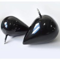 Ccykxa - Kreativer Wassertropfen 4er-Set Kleiderhaken Wandhalter Haken Rustikale moderne Dekoration zum Aufhängen von Tasche, Hut, Kleidung, von CCYKXA