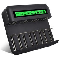 LCD-USB-Akkuladegerät für wiederaufladbare aa aaa cd Ni-MH Ni-CD-Akkus von CCYKXA