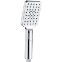 Ccykxa - Quadratische Handbrause, Duschkopf, Hochdruckduschkopf, Badezimmerdusche, Dusche, wassersparend, einfache Installation, Silber von CCYKXA