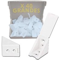 Ccykxa - Regalhalterung Unsichtbare Schraube Schwerlastwinkel Eckwinkel-Eckverstärkung für Eckmöbel und Schublade Tischler-Montagebeschlag von CCYKXA