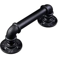 Retro-Türgriff für Schiebetür-Möbelbeschläge 1 Stück, schwarzer Türgriff 30 cm/12 Zoll - Ccykxa von CCYKXA