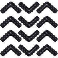 Rohrverbinder für 16-mm-Bewässerungssystem (Kniestück), 12 Stück - Ccykxa von CCYKXA