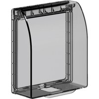 Ccykxa - Wasserdichtes Kunststoff-Wandschaltergehäuse – verdeckte Wasserbox-Abdeckung, Steckdosenbox, Spritzschutz, Universal-Steckdosen, Badezimmer, von CCYKXA