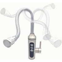 Wasserhahn mit 3-kW-Durchlauferhitzer, elektrischer Küchenarmatur mit integrierter Temperaturanzeige, um 360 ° schwenkbarer Wasserhahn - Ccykxa von CCYKXA