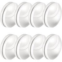 Ccykxa - Weiß, 8 Sets) Magnetische Vorhanggewichte, kunststoffbeschichtete Hochleistungs-Duschvorhangmagnete, nahtlos, verhindern das Ausblasen, von CCYKXA