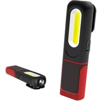 Wiederaufladbare LED-Arbeitsleuchte, 2-in-1-Inspektionslampe mit 360-Grad-Drehung und 5-W-COB-LED-Taschenlampe mit Magnetfuß und Haken für von CCYKXA