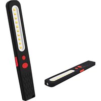 Wiederaufladbares LED-Arbeitslicht, zweifarbiges Kombilicht, 2-in-1-Inspektionslampe und 3-W-COB-LED-Taschenlampe mit Dual-Magnet für Auto, Garage, von CCYKXA