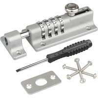 Ccykxa - Zahlenschlossriegel, codiertes Türschloss, wasserdichtes 4-stelliges Zahlenschloss mit Sicherheitsbefestigungsschrauben für Schrank, von CCYKXA