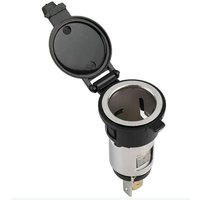 Ccykxa - Zigarettenanzünder-Steckdose, 12–24 v Zigarettenanzünder-Adapter, Zigarettenanzünder-Buchse, staubdichte Zigarettenanzünder-Buchse für Auto, Ccykxa - Zigarettenanzünder-Steckdose, 12–24 v Zigarettenanzünder-Adapter, Zigarettenanzünder-Buchse, staubdichte Zigarettenanzünder-Buchse für Auto, von CCYKXA