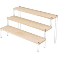 Cupcake-Ständer aus Holz mit 3 Etagen, Parfümständer, Treppenstufen-Ausstellungsständer, dekorativer Tortenständer zur Präsentation - Ccykxa Cupcake-Ständer aus Holz mit 3 Etagen, Parfümständer, Treppenstufen-Ausstellungsständer, dekorativer Tortenständer zur Präsentation - Ccykxa von CCYKXA
