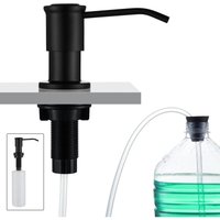 Eingebauter Seifenspender, Seifenspender für die Küchenspüle, integrierter Seifenspender mit 500-ml-Flasche und 1,0-m-Verlängerungsset, Nachfüllung von CCYKXA