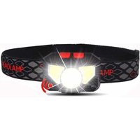 Freisprech-LED-Scheinwerfer, Bewegungsmelder, Stirnlampe, LED-Scheinwerfer, Taschenlampe, eingebauter Akku, induktiv, mit tragbarer Box - Ccykxa von CCYKXA