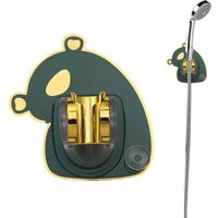 Ccykxa - Grüne Wandhalterung für Duschkopf An der Wand montierter Duschkopfhalter, Handbrausenhalterung mit einstellbarem Winkel, Duschhalter für von CCYKXA